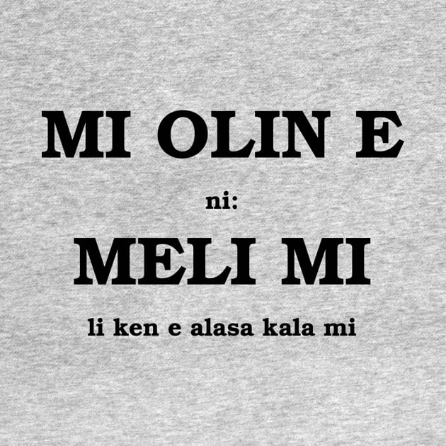 mi olin e meli mi by Toki Pona